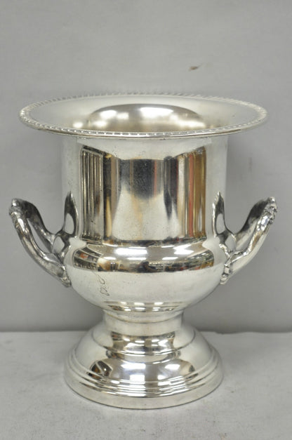Vintage Leonard Silver Plated Trophy Cup Urn Champagne Chiller Bar Ice Bucket