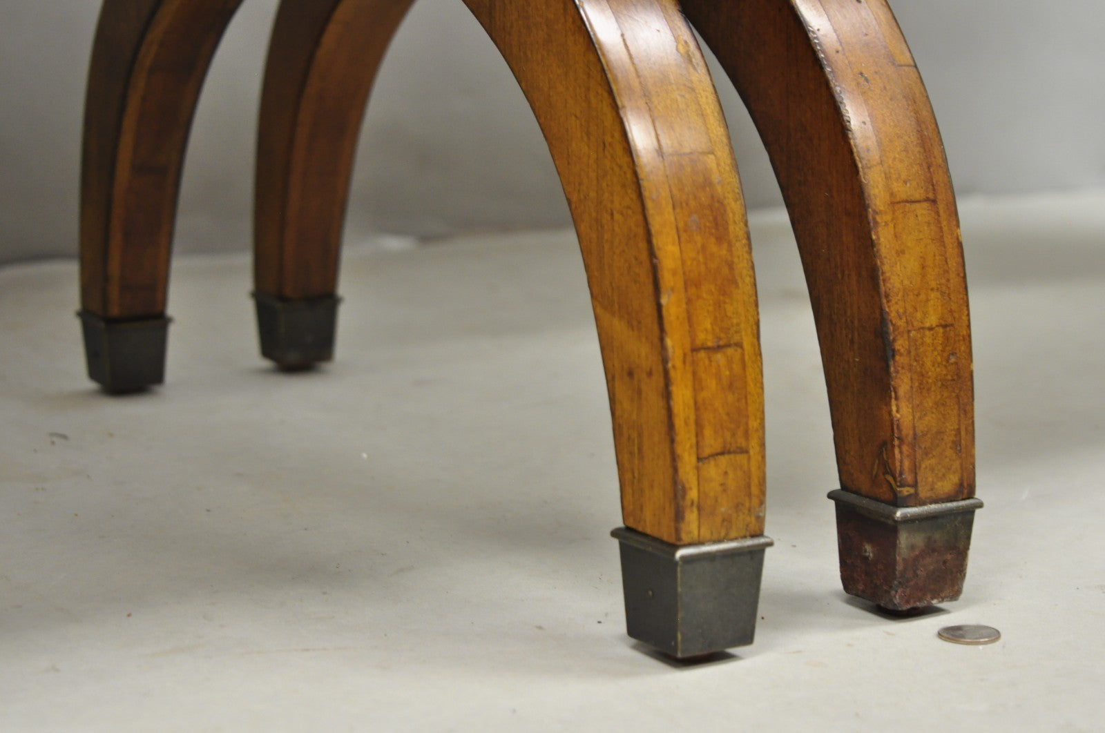 Ethan Allen Townhouse 2 Drawer Night Table Nightstand Curule Regency Style, Pair