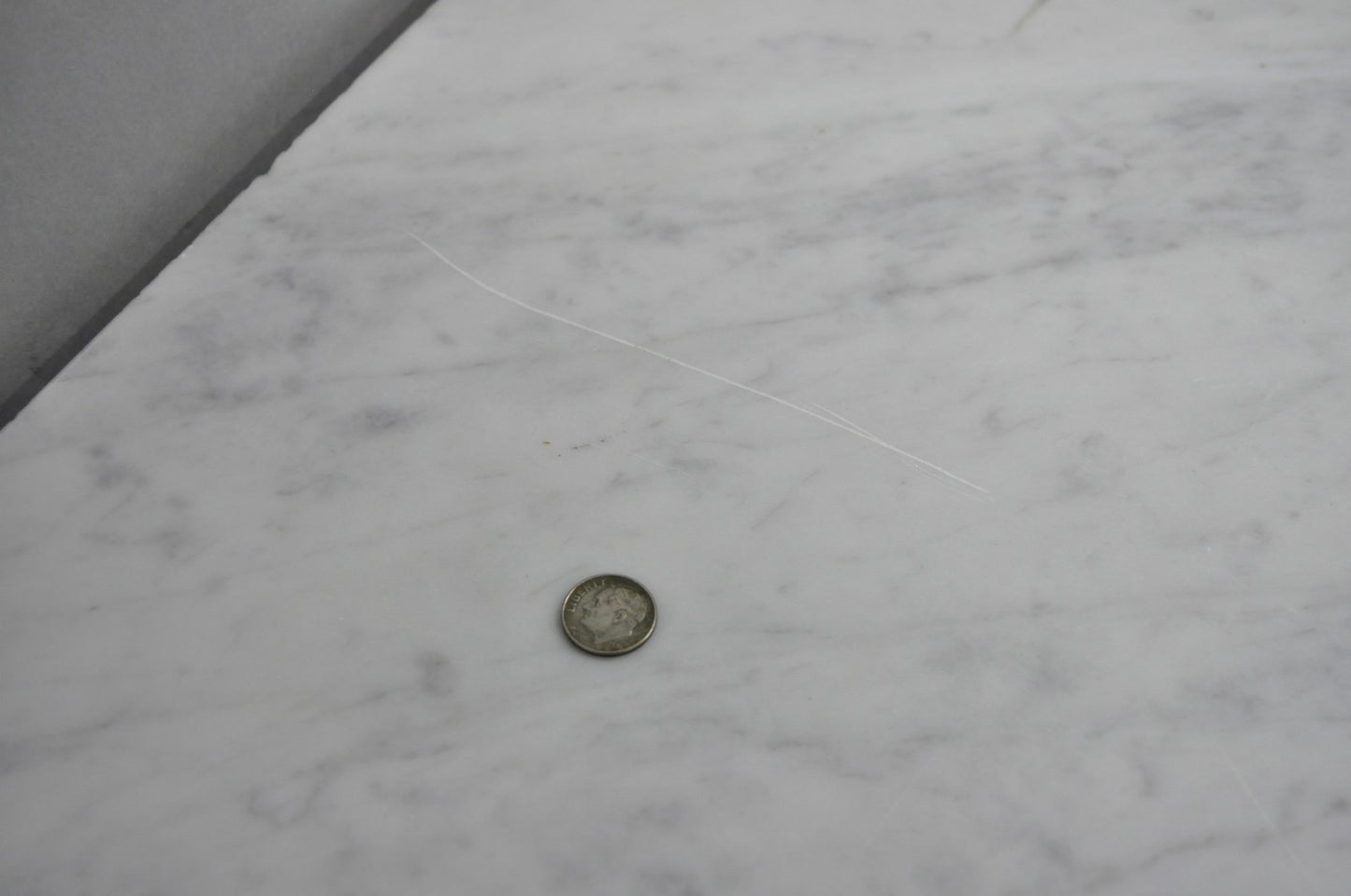 Antique American New York Classical Marble Top Mahogany Console Pier Table