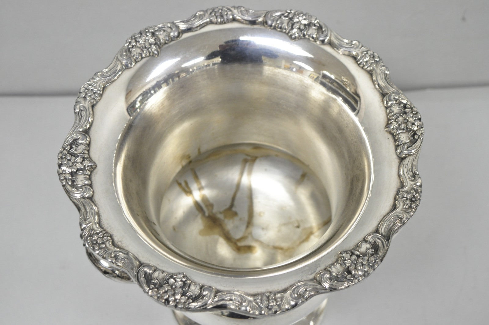 Vintage Victorian Silver Plated Trophy Cup Urn Champagne Chiller Bar Ice Bucket