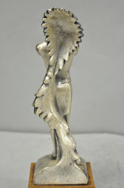 Vintage 1960s POPAI OMA Store Display Award Trophy Native American Chief Figure