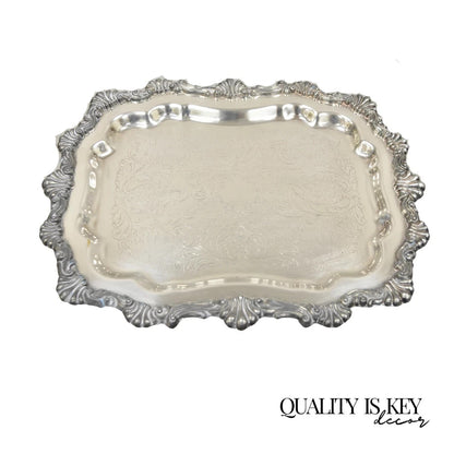 Vintage FB Rogers 6720 Victorian Style Silver Plated Small Serving Dish Platter
