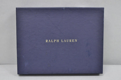Ralph Lauren Ealing Skull and Spade Black & Red Fabric 4x4 Photo Picture Frame