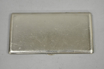 Vintage Art Deco Silver Plated Elegant Cigarette Case Holder Made in England
