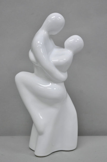 Vintage Royal Haeger Couple Dancing White Art Deco 1993 Ceramic Sculpture