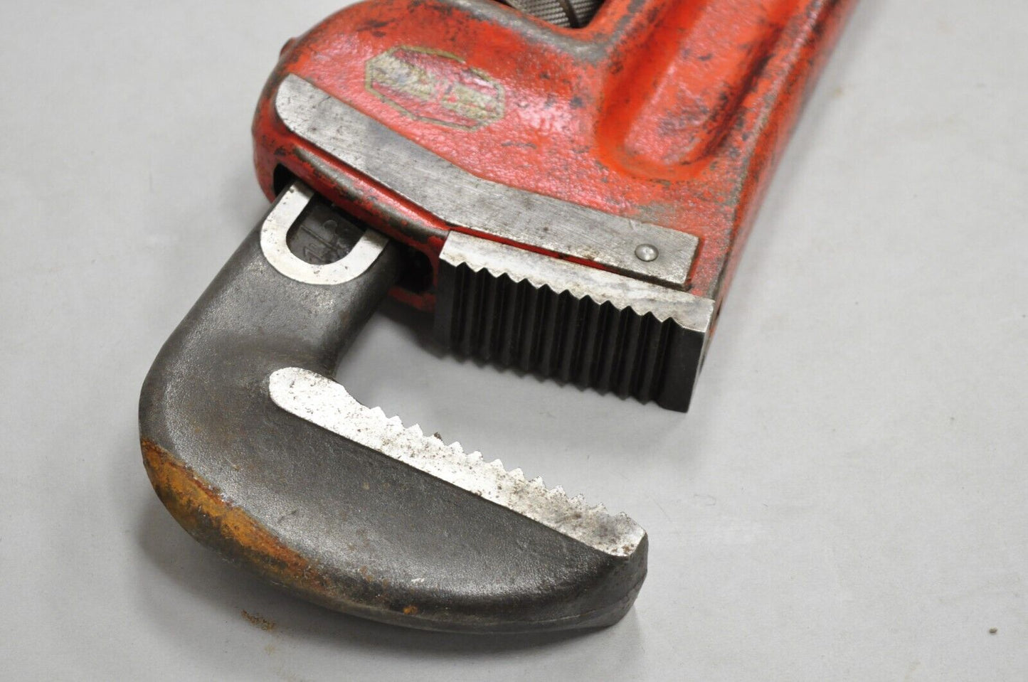 Vintage RIDGID 48 Heavy Duty Straight Plumbers Pipe Wrench 48" Red Cast Iron