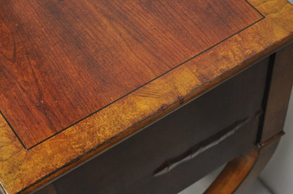 Ethan Allen Townhouse 2 Drawer Night Table Nightstand Curule Regency Style, Pair