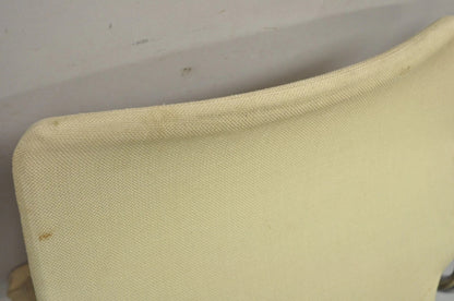 Mid Century Modern Milo Baughman Style Tubular Chrome Cantilever Side Chair