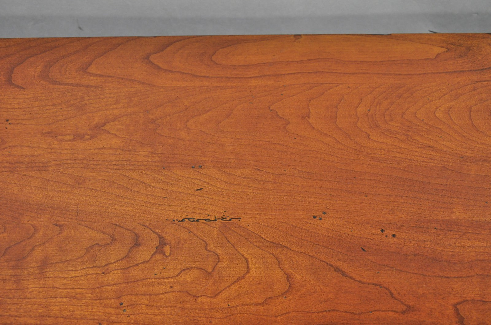 Vintage Georgian Cherry 3 Drawer Block Front Bachelor Chest Dresser by Harden