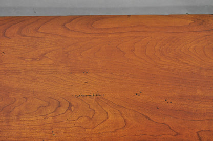 Vintage Georgian Cherry 3 Drawer Block Front Bachelor Chest Dresser by Harden