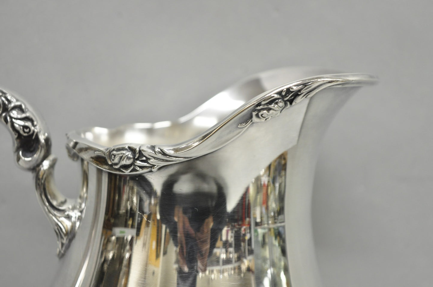 Vintage Webster Wilcox "Sylvia" Silver Plated Bulbous Footed Water Pitcher