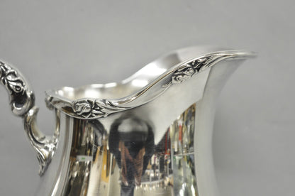 Vintage Webster Wilcox "Sylvia" Silver Plated Bulbous Footed Water Pitcher