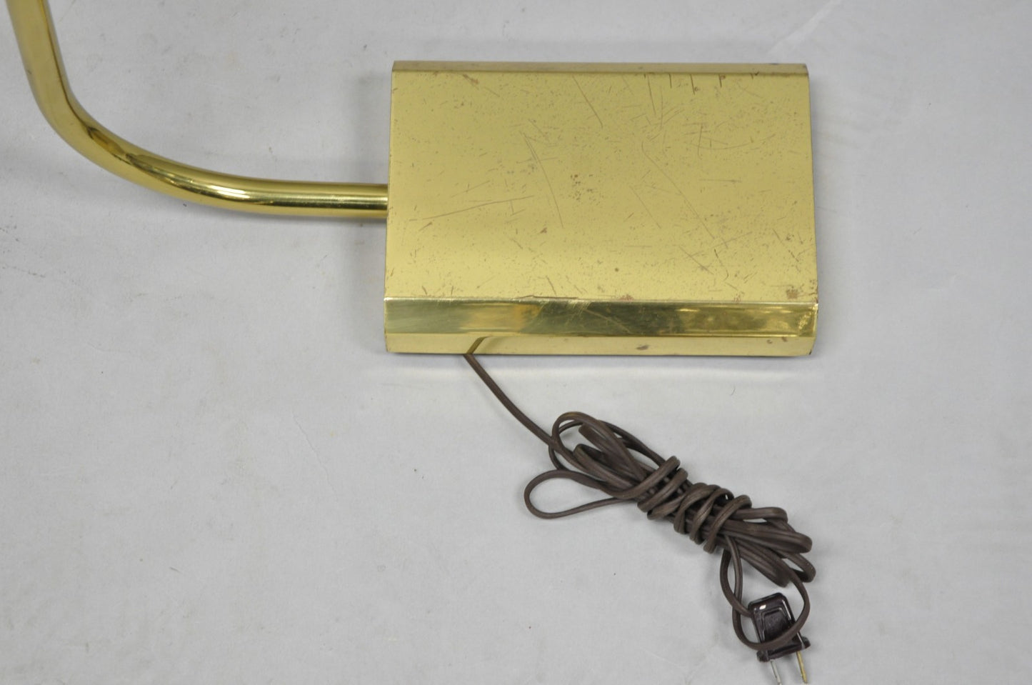 Vintage Chapman Mid Century Modern Adjustable Brass Reading Pharmacy Floor Lamp