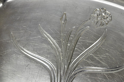 Vintage 1847 Rogers Bros Daffodil 9910 Silver Plated Meat Serving Platter Tray