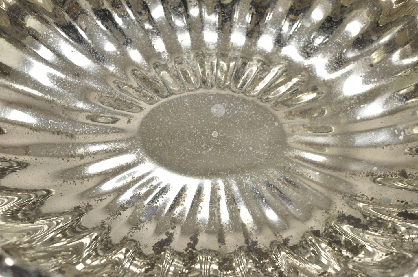 Antique Victorian Silver Plate Grapevine Oval Twin Handle Centerpiece Fruit Bowl