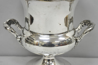 Vintage Victorian Silver Plated Trophy Cup Urn Champagne Chiller Bar Ice Bucket