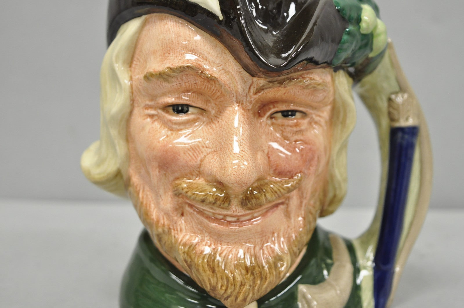 Vintage 1959 Royal Doulton Robin Hood D6527 Porcelain Toby Character Jug Mug