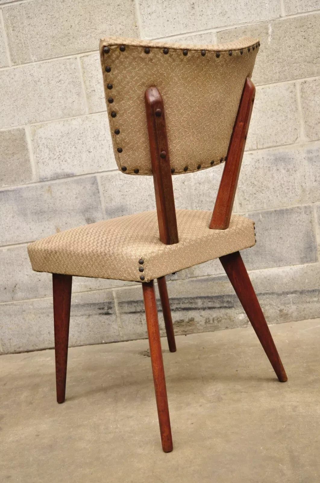 Vintage Mid Century Gilbert Rohde Jens Risom Style Mahogany Dining Chair (C)