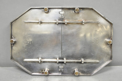 Antique Sheffield Victorian Silver Plated Expanding Octagonal Pot Trivet