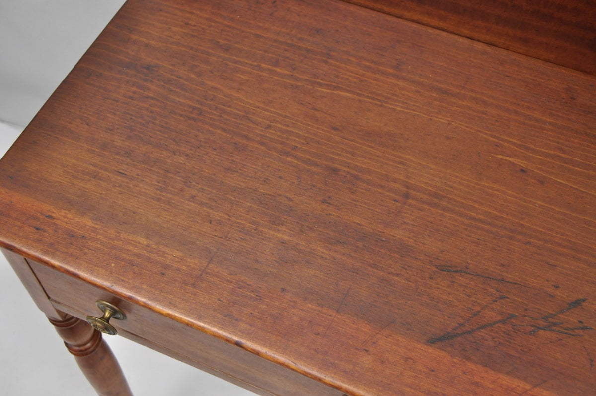 Antique Sheraton Mahogany One Drawer Washstand Server Farmhouse Side Table