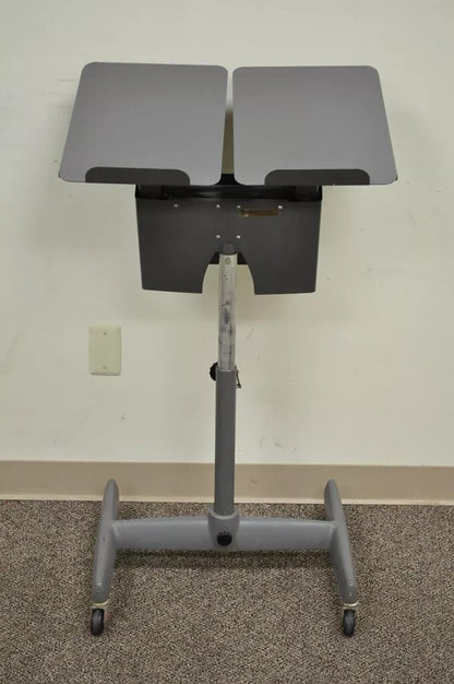 Vintage Mid Century Modern Art Deco Adjustable Book Lectern by Tiffany Stand Co