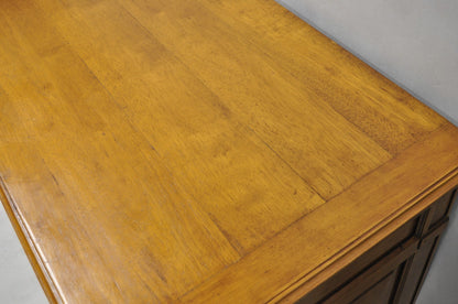 Vintage French Country Cherry Wood Server Buffet Sideboard Cabinet by MNdB