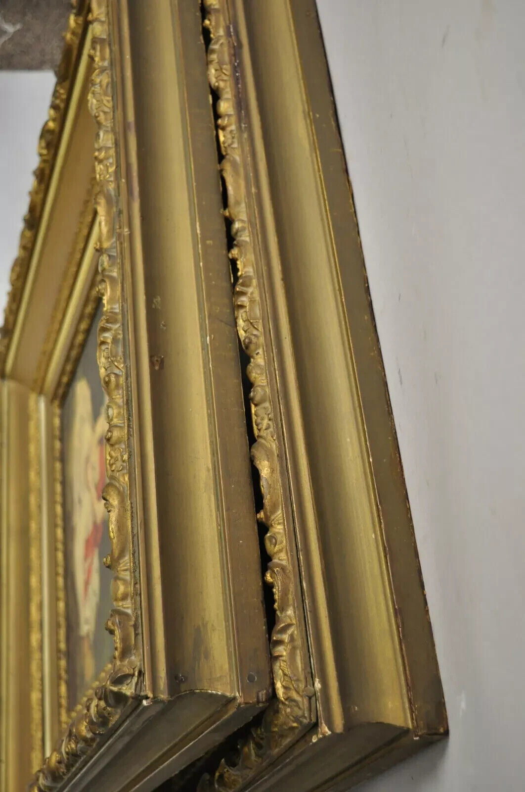 Vintage Gold Frame Hans Volkmann Art Print Little Princess Girl Lord Seaham Boy