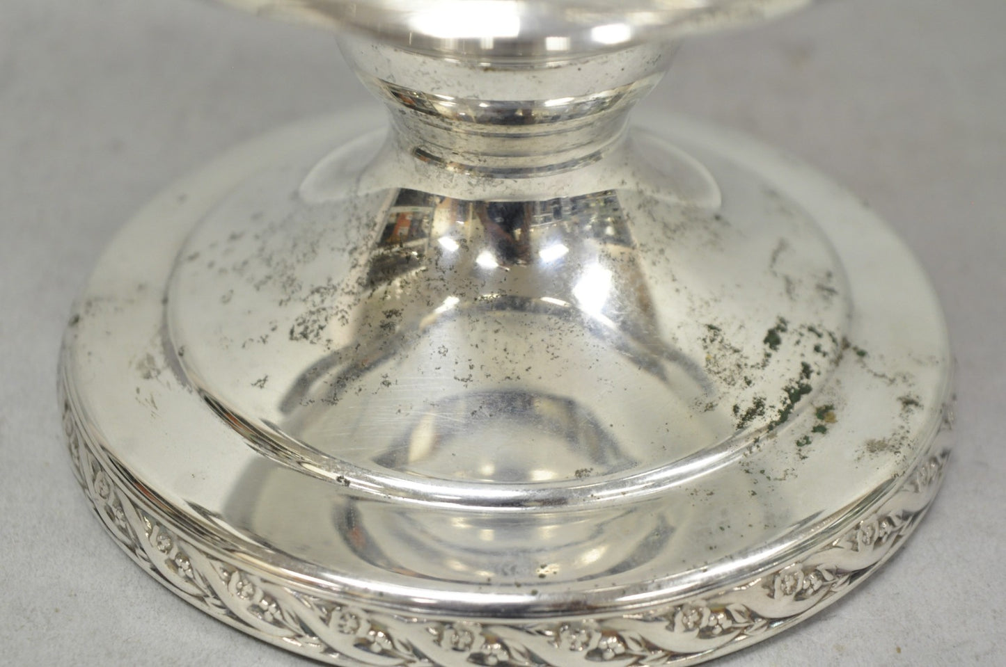 Vintage WM Rogers "Spring Flower" Silver Plated Champagne Chiller Bar Ice Bucket
