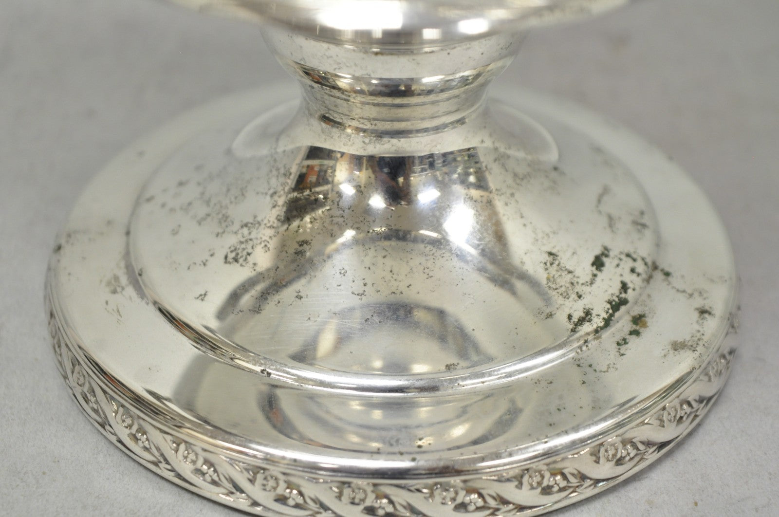 Vintage WM Rogers "Spring Flower" Silver Plated Champagne Chiller Bar Ice Bucket