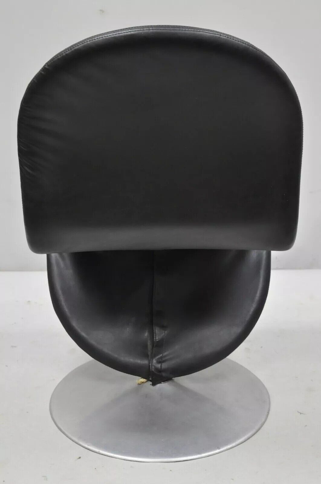 Vintage Verner Panton 1-2-3 System Fritz Hansen Mid Century Black Dining Chair