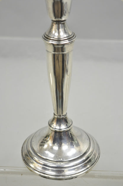 Vintage Revere Silversmith Sterling Silver Weighted 3 Arm Candelabra Candlestick