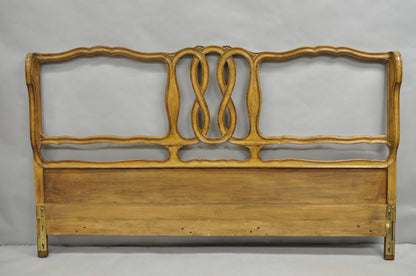 French Country Provincial Hollywood Regency Pretzel Scroll King Sz Bed Headboard