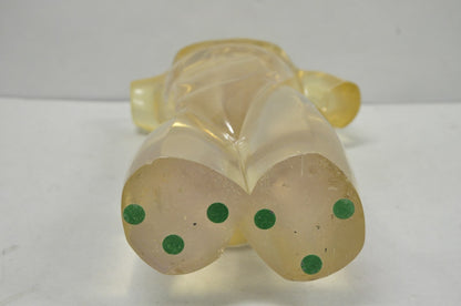 Vintage Mid Century Italian Modern Lucite Acrylic Nude Bust Modernist Sculpture