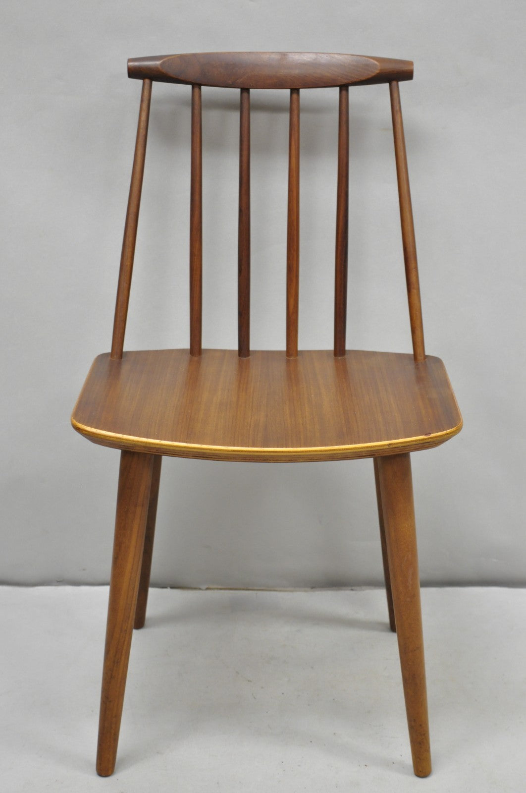 Vintage Danish Modern J77 Teak Side Chair by Folke Pallson for FDB Møbelfabrik