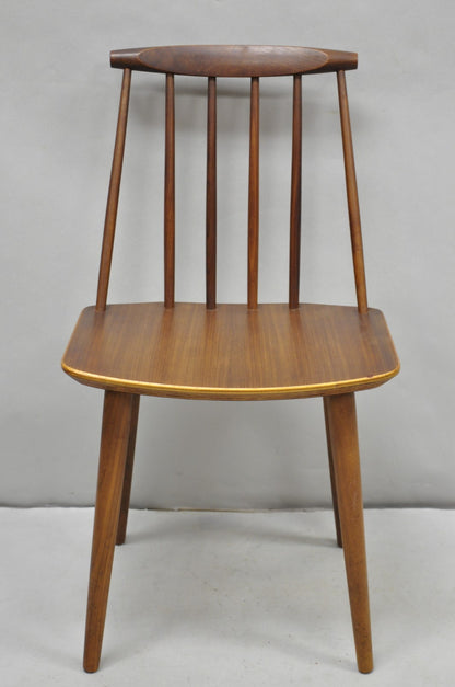 Vintage Danish Modern J77 Teak Side Chair by Folke Pallson for FDB Møbelfabrik