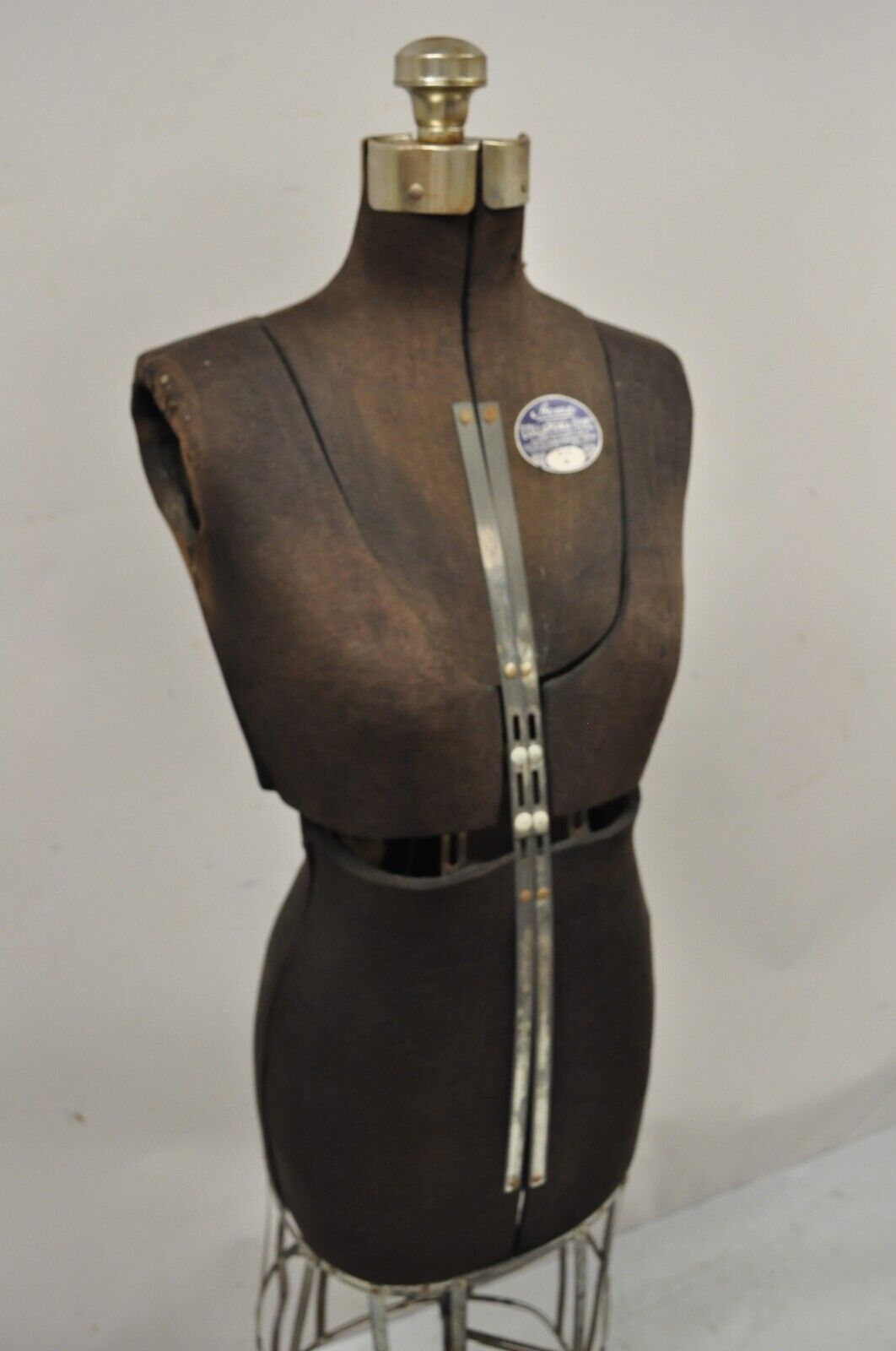 Vintage Acme Adjustable Collapsible Dress Form Mannequin Size A