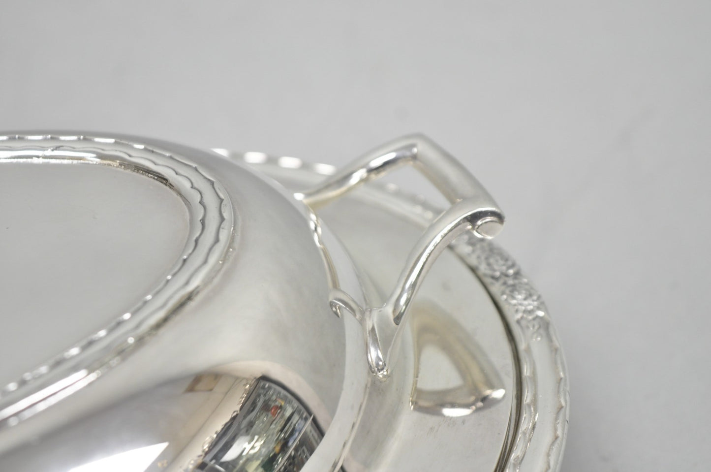 International Silver Co "Camille" Silver Plated Covered Vegetable Serving Dish