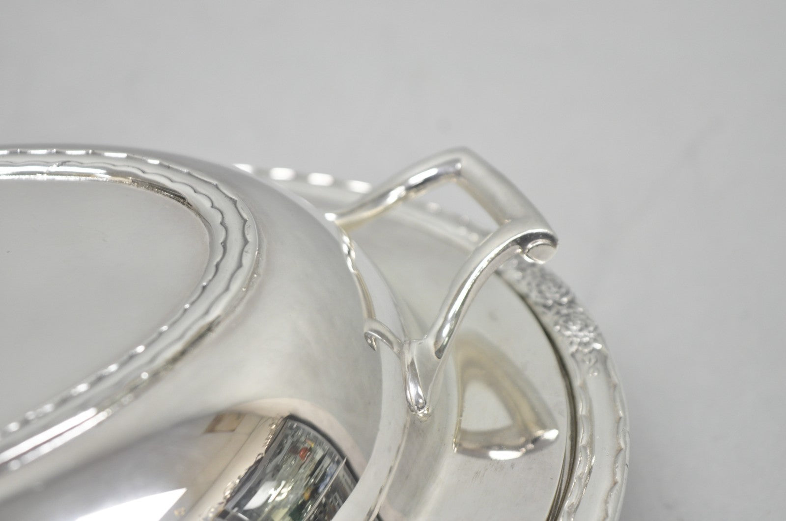 International Silver Co "Camille" Silver Plated Covered Vegetable Serving Dish