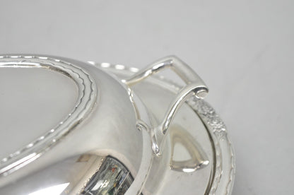 International Silver Co "Camille" Silver Plated Covered Vegetable Serving Dish