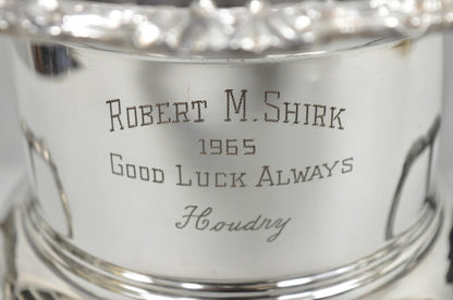 Vintage FB Rogers Silver Plated Trophy Cup Champagne Chiller Ice Bucket Engraved