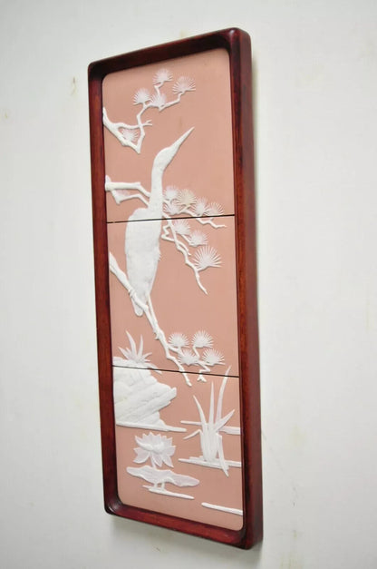 1986 Franklin Mint Parian Tranquil Waters Wall Art Birds by George McMonigle