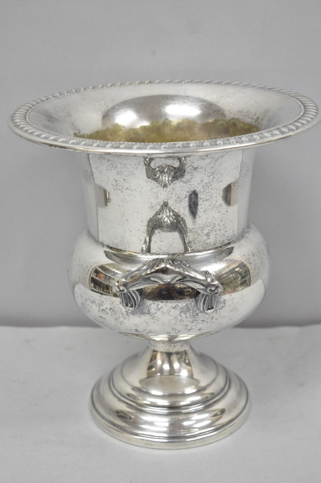 Vintage Sheridan Victorian Engraved Silver Plated Champagne Chiller Ice Bucket