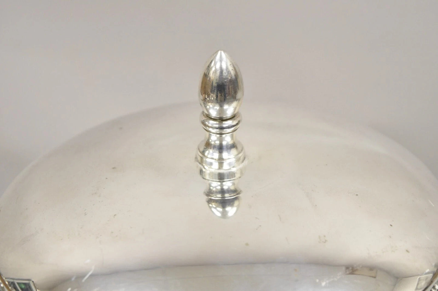 Vintage Knight Silversmiths Silver Plated Modern Lidded Bar Ice Bucket