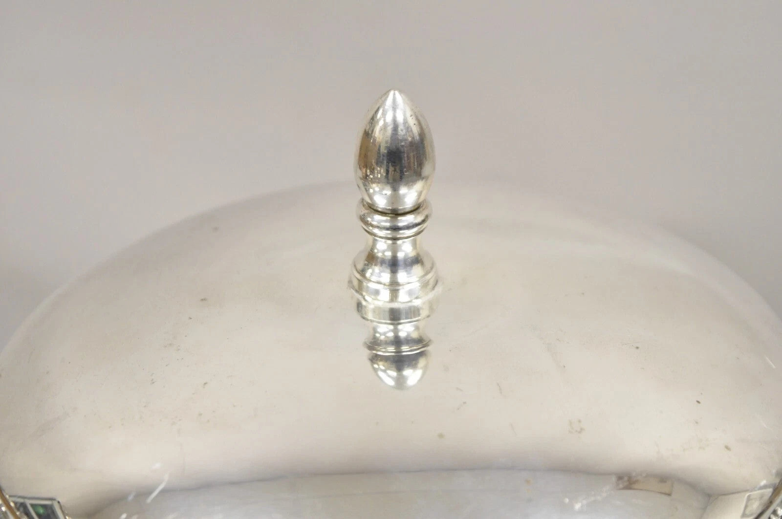Vintage Knight Silversmiths Silver Plated Modern Lidded Bar Ice Bucket