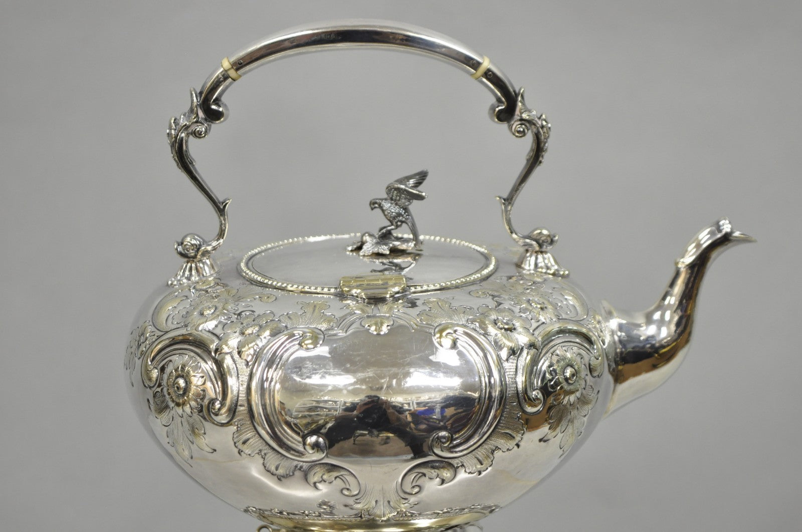 Antique John Turton Sheffield England Victorian Silver Plated Tea Set - 7 Pc Set