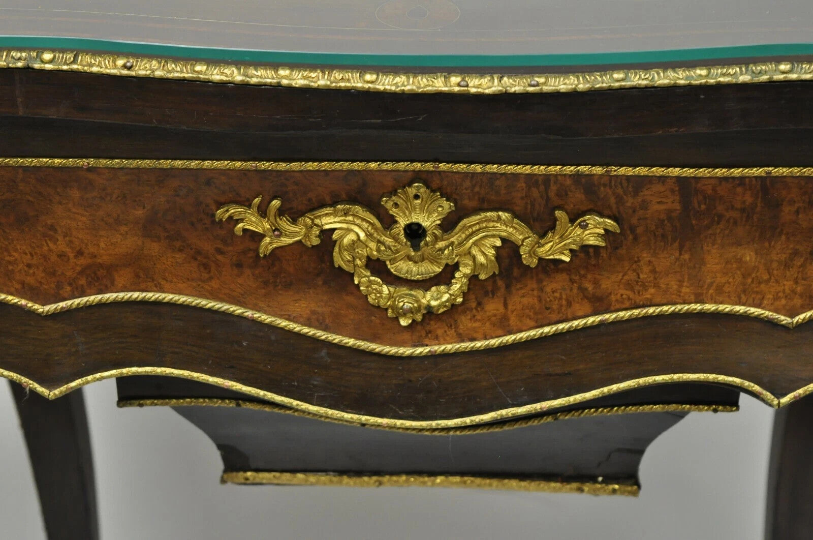 Antique Maison Alphonse Giroux Paris French Louis XV Vanity Table Sewing Stand