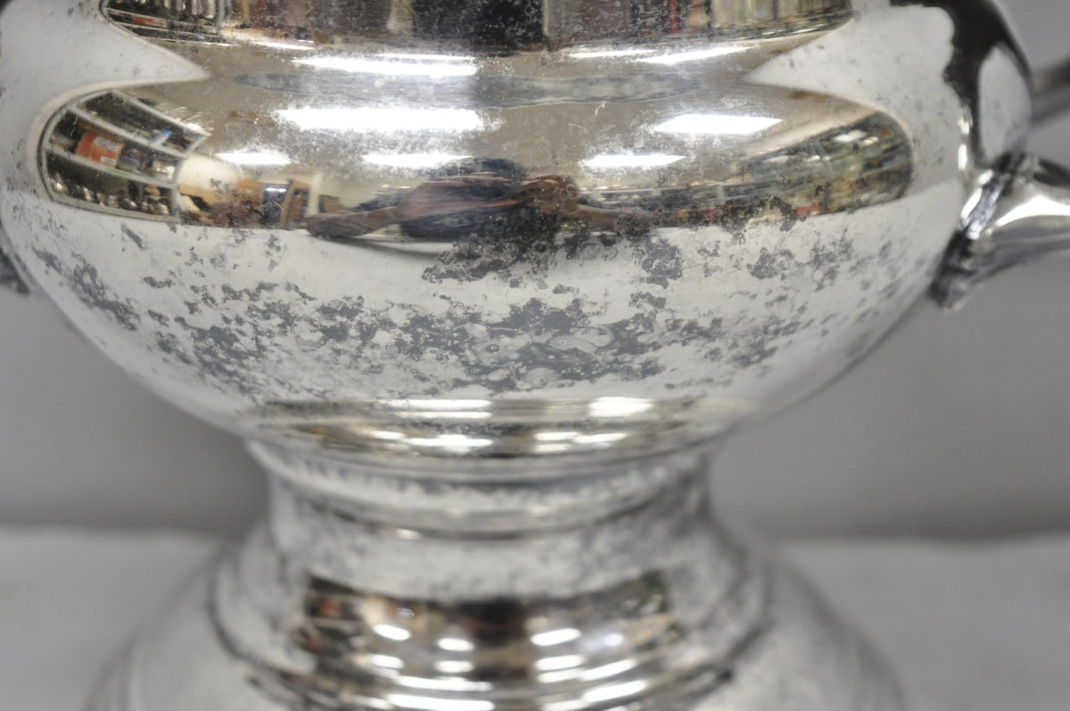 Vintage Victorian Silver Plated Trophy Cup Urn Champagne Chiller Bar Ice Bucket