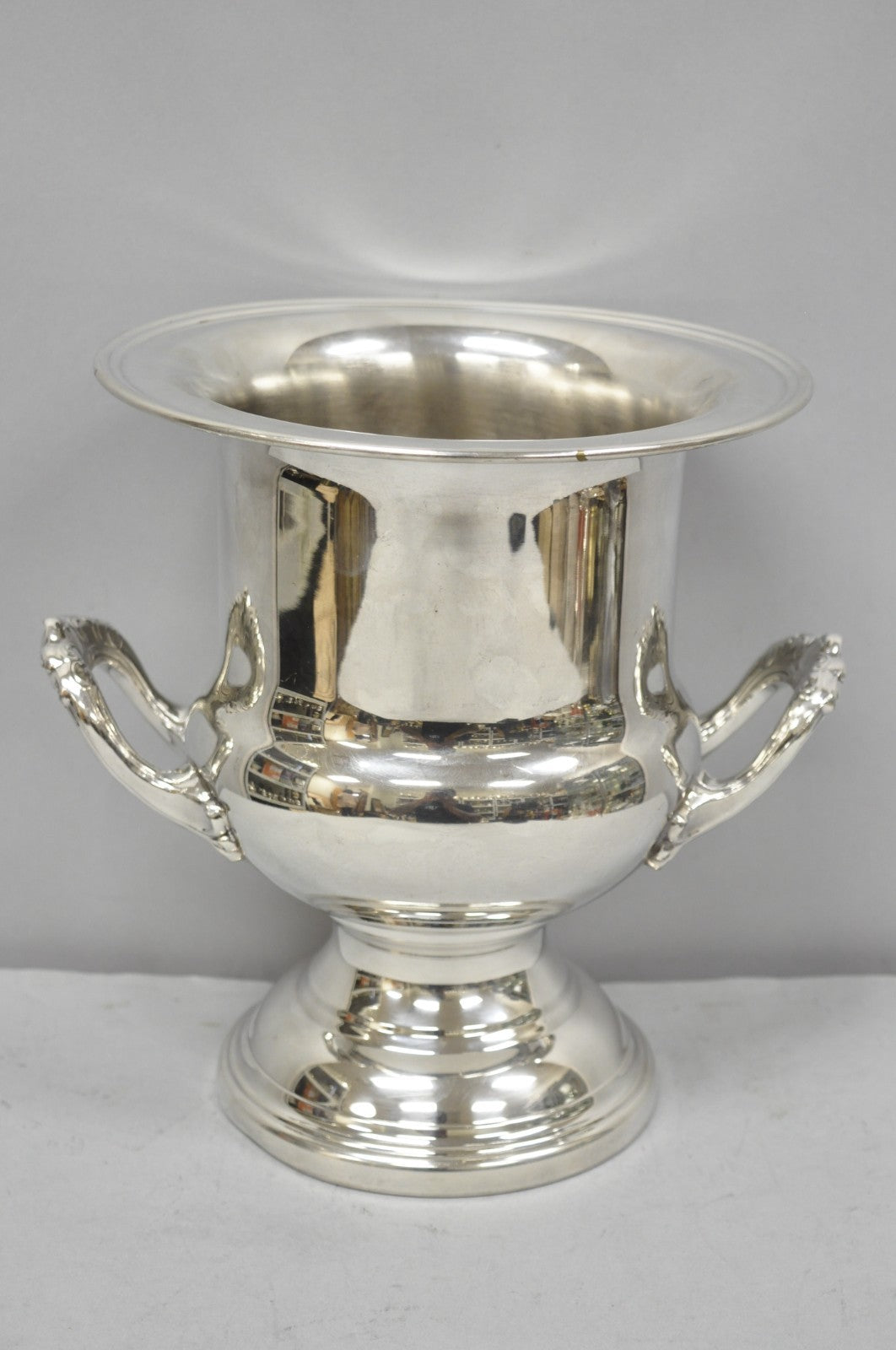 Vintage Victorian Silver Plated Trophy Cup Urn Champagne Wine Chiller Ice Bucket