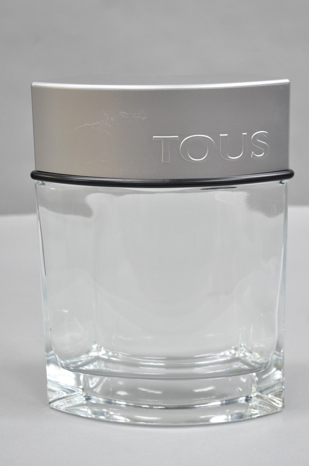 Vintage Large 12" Glass Dummy Bottle Tous Man Cologne Perfume Store Display