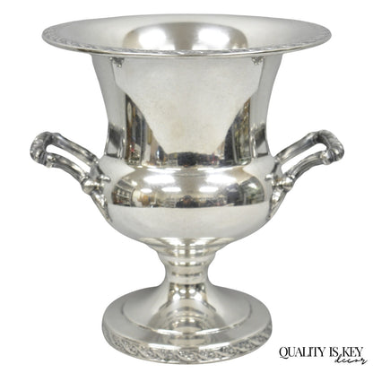 WM Rogers & Son 2051 Spring Flower Silver Plated Trophy Cup Champagne Chiller
